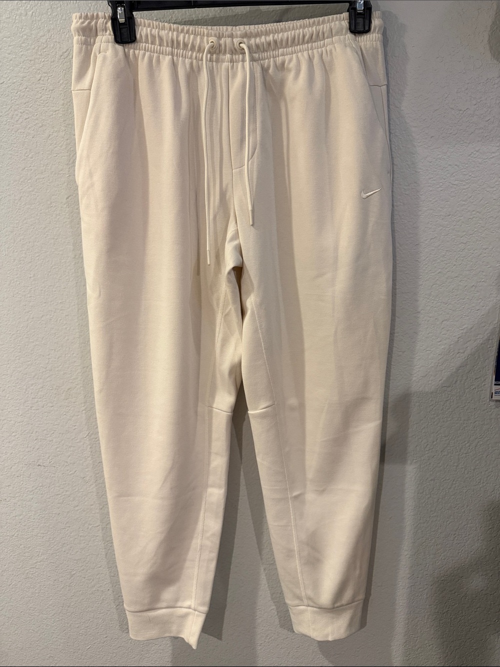 Nike Dry Fit Men’s Off-White/Cream Jogger Sweatpants